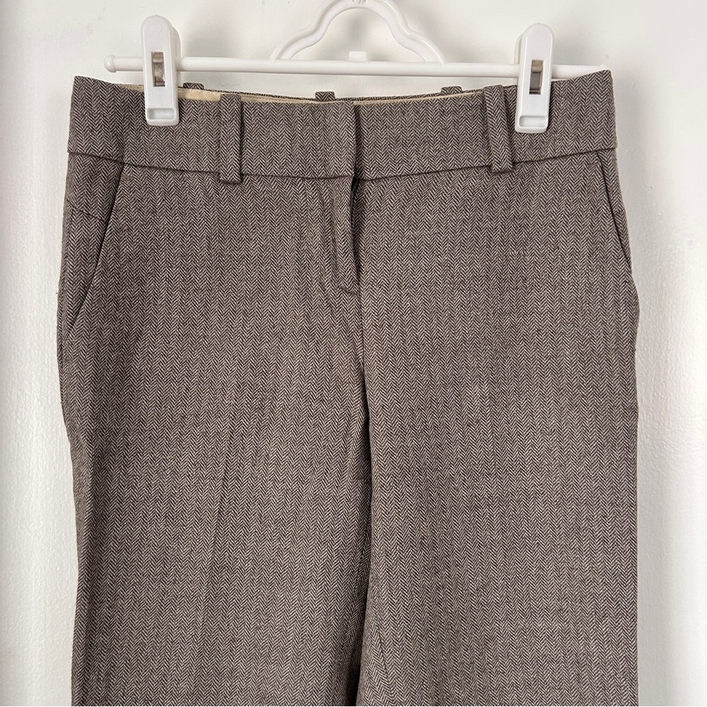 Ann Taylor Taupe Herringbone Pants
